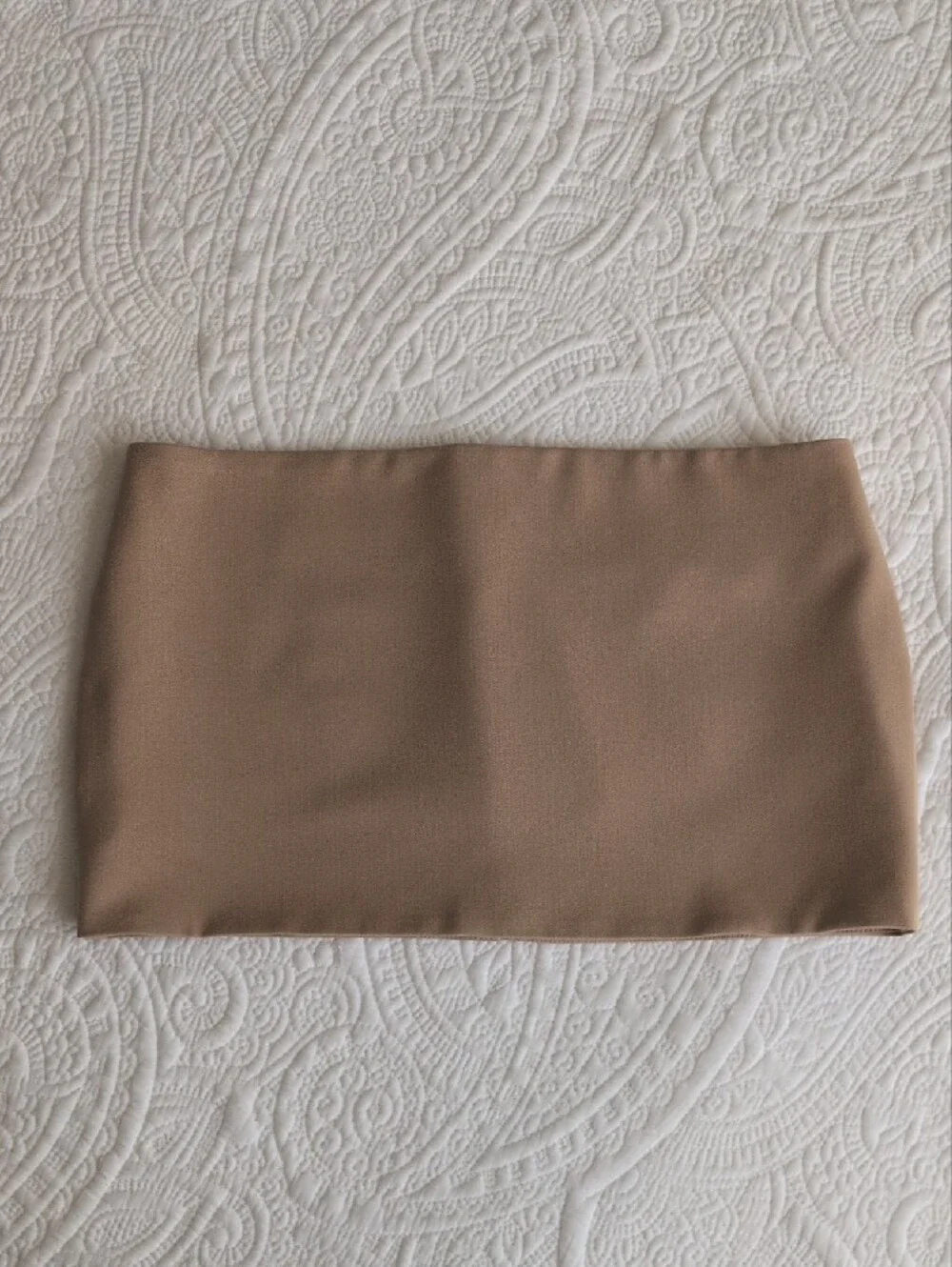 The Dolls House Ophelia Mini Skirt in Beige